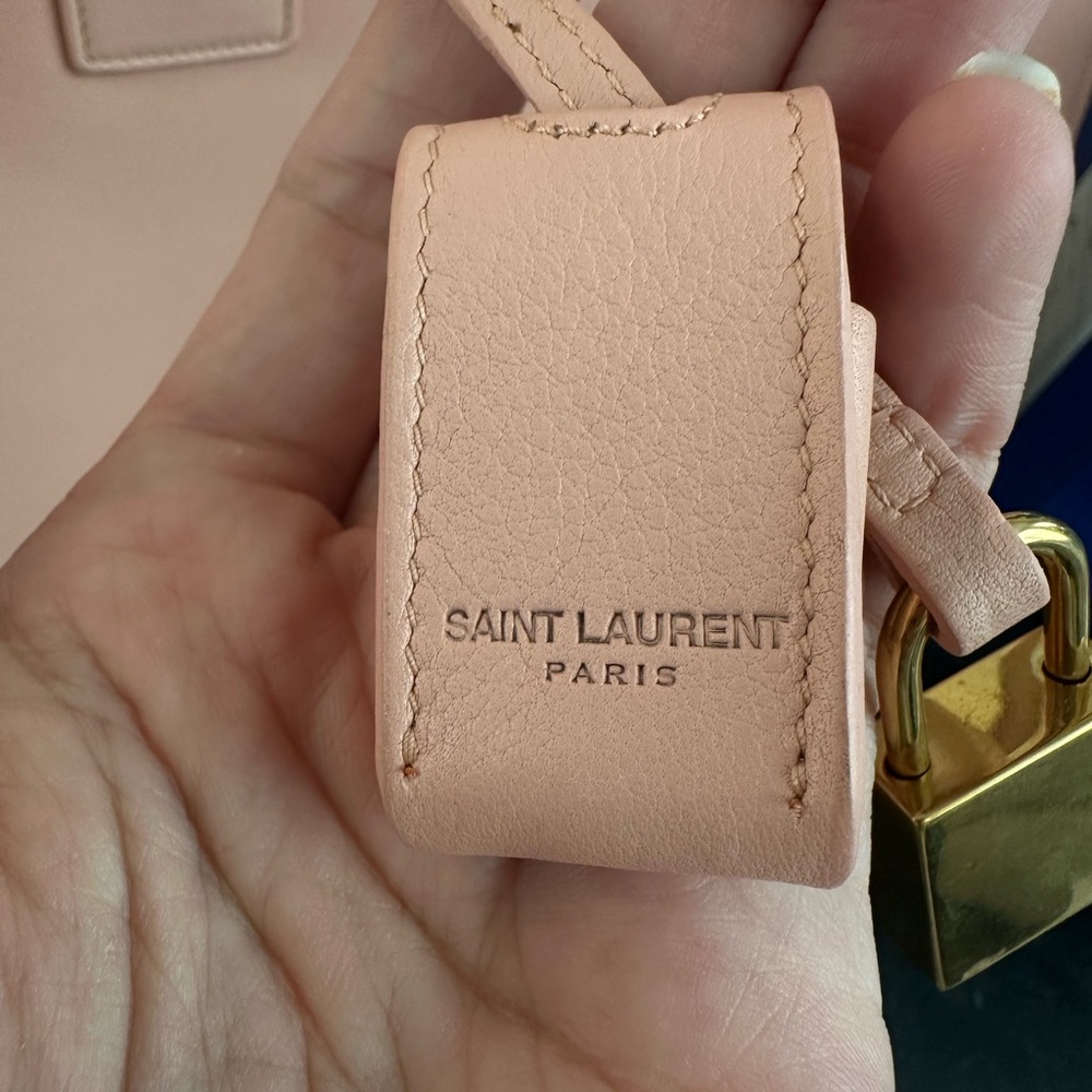 Saint Laurent small Pink Sac De Jour Bag - Picture 13 of 13
